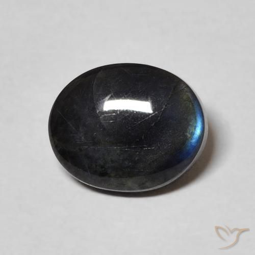 2.28ct 자연스러운 다색 스펙트롤라이트, 타원형, 불투명체