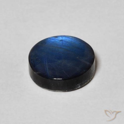 2.34캐럿 천연 멀티컬러 스펙트롤라이트, 라운드 컷, 8.98 mm, 불투명체