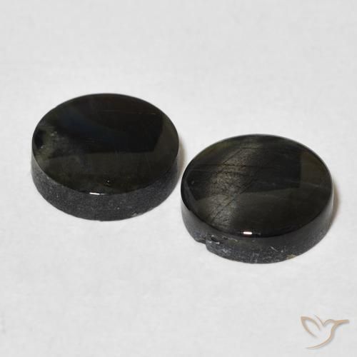3.38캐럿 천연 멀티컬러 스펙트롤라이트 보석, 라운드 컷, 8.29 mm, 불투명체