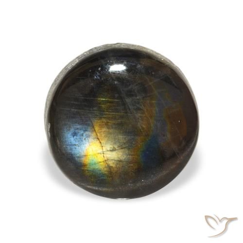 1.59ct 자연스러운 다색 스펙트롤라이트, 둥근, 불투명체