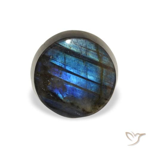 1.40ct 자연스러운 다색 스펙트롤라이트, 둥근, 불투명체