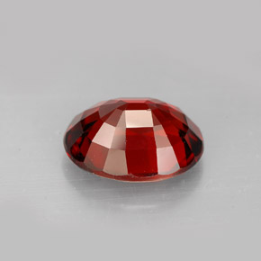 7.03캐럿 천연 오렌지 레드 스페사르타이트 가넷, 타원형 컷, 12.5×10.2 mm, VVS-VS