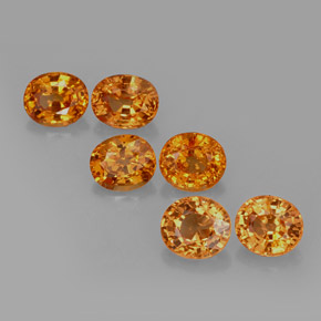4.85캐럿 천연 미디엄 오렌지 스페사르타이트 가넷 보석, 타원형 컷, 5.7×5 mm, VS-SI
