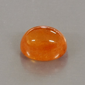 3.98캐럿 천연 오렌지 스페사르타이트 가넷, 투명한, 9×7 mm, 투명/반투명