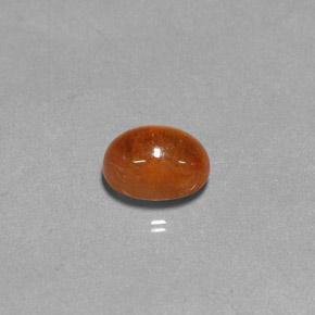 2.37캐럿 천연 오렌지 스페사르타이트 가넷, 투명한, 8×6 mm, 투명/반투명