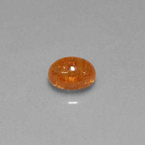 2.45캐럿 천연 오렌지 스페사르타이트 가넷, 투명한, 8×6 mm, 투명/반투명