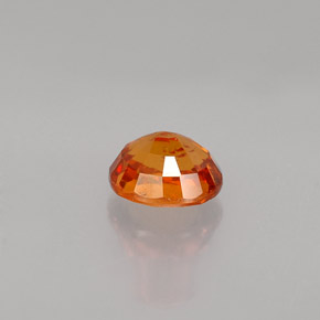 1.21캐럿 천연 만다린 오렌지 스페사르타이트 가넷, 타원형 컷, 6.3×5.2 mm, VS