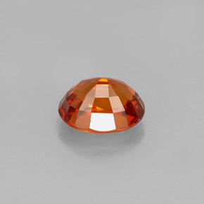 1.37캐럿 천연 만다린 오렌지 스페사르타이트 가넷, 타원형 컷, 7×5.2 mm, VVS-VS