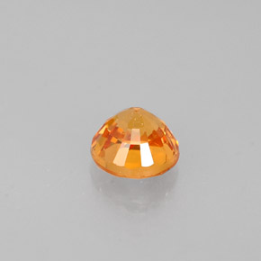 0.68캐럿 천연 만다린 오렌지 스페사르타이트 가넷, 라운드 컷, 4.82 mm, VS