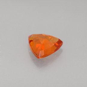 1.25캐럿 천연 만다린 오렌지 스페사르타이트 가넷, 트릴리언, 7×6.8 mm, VS-SI