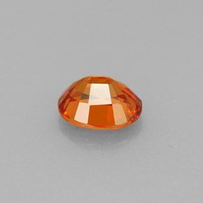 0.94캐럿 천연 만다린 오렌지 스페사르타이트 가넷, 타원형 컷, 6.1×5 mm, VS-SI