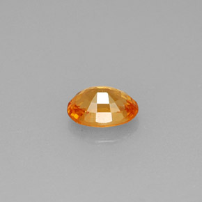 0.71캐럿 천연 만다린 오렌지 스페사르타이트 가넷, 타원형 컷, 6×4.2 mm, VS