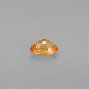 0.71캐럿 천연 만다린 오렌지 스페사르타이트 가넷, 타원형 컷, 5.9×4.1 mm, VS