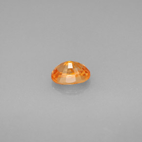0.72캐럿 천연 만다린 오렌지 스페사르타이트 가넷, 타원형 컷, 5.8×4.1 mm, VS