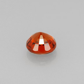 0.80캐럿 천연 만다린 오렌지 스페사르타이트 가넷, 라운드 컷, 5.10 mm, VVS-VS