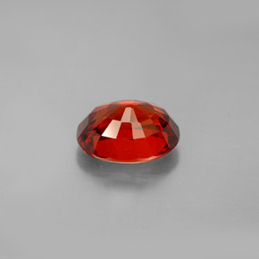 2.79캐럿 천연 레드 오렌지 스페사르타이트 가넷, 타원형 컷, 9×6.8 mm, VS