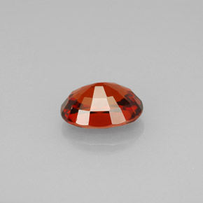2.10캐럿 천연 레드 오렌지 스페사르타이트 가넷, 타원형 컷, 8.4×6.2 mm, VVS