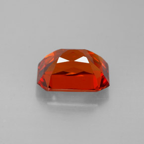 2.50캐럿 천연 만다린 오렌지 스페사르타이트 가넷, 에메랄드 컷, 8.5×6.4 mm, VVS-VS