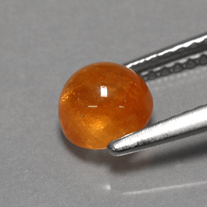 1.70캐럿 천연 오렌지 스페사르타이트 가넷, 투명한, 5.89 mm, 투명/반투명