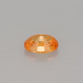 0.73캐럿 천연 오렌지 스페사르타이트 가넷, 타원형 컷, 5.9×4.2 mm, VS-SI