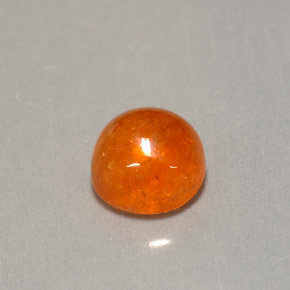 2.37캐럿 천연 오렌지 스페사르타이트 가넷, 투명한, 7.08 mm, 투명/반투명