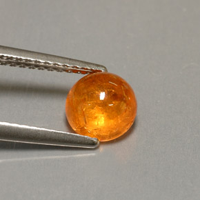 1.79캐럿 천연 오렌지 스페사르타이트 가넷, 투명한, 6.51 mm, 투명/반투명
