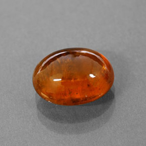3.17캐럿 천연 만다린 오렌지 스페사르타이트 가넷, 투명한, 8.9×7.3 mm, 투명/반투명