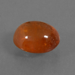 3.19캐럿 천연 미디엄 오렌지 스페사르타이트 가넷, 타원형 컷, 8.5×7 mm, 투명한