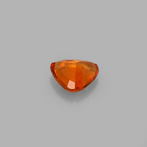 0.56캐럿 천연 만다린 오렌지 스페사르타이트 가넷, 트릴리언, 5.1×5.1 mm, VVS