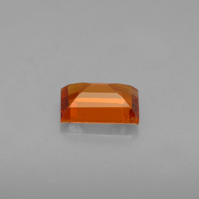 0.77캐럿 천연 만다린 오렌지 스페사르타이트 가넷, 바게트, 6×4.1 mm, VS