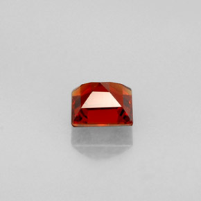 0.34캐럿 천연 레드 오렌지 스페사르타이트 가넷, 스퀘어, 3.6×3.5 mm, VVS-VS