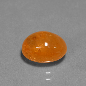 3.94캐럿 천연 만다린 오렌지 스페사르타이트 가넷, 타원형 컷, 9.4×7.4 mm, 투명한