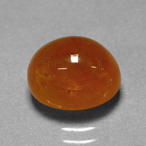 4.46캐럿 천연 만다린 오렌지 스페사르타이트 가넷, 타원형 컷, 9.2×7.4 mm, 투명한