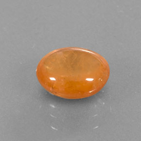 2.92캐럿 천연 만다린 오렌지 스페사르타이트 가넷, 투명한, 8.6×7.1 mm, 투명/반투명