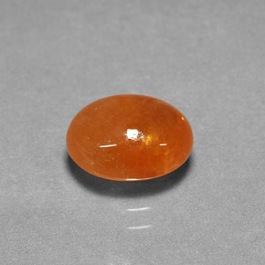 3.15캐럿 천연 만다린 오렌지 스페사르타이트 가넷, 타원형 컷, 9.1×6.8 mm, 투명한