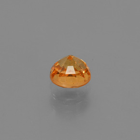 0.67캐럿 천연 만다린 오렌지 스페사르타이트 가넷, 라운드 컷, 4.67 mm, SI