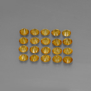 캐럿 천연 오렌지 스페사르타이트 가넷 보석, 라운드 컷, 3.60 mm, VVS-VS