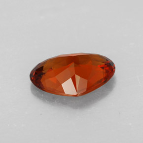 1.91캐럿 천연 오렌지 레드 스페사르타이트 가넷, 배 모양, 9.3×6.7 mm, VVS-VS