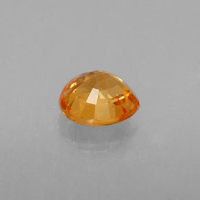 0.95캐럿 천연 만다린 오렌지 스페사르타이트 가넷, 배 모양, 5.8×5.6 mm, VS