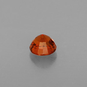 0.73캐럿 천연 만다린 오렌지 스페사르타이트 가넷, 라운드 컷, 4.84 mm, VVS