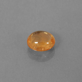 0.86캐럿 천연 만다린 오렌지 스페사르타이트 가넷, 투명한, 5.9×5 mm, 투명/반투명