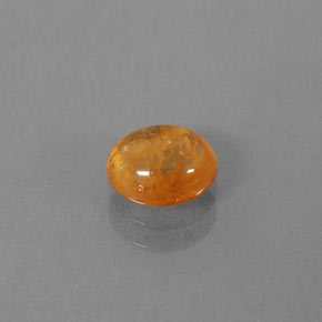 0.96캐럿 천연 만다린 오렌지 스페사르타이트 가넷, 투명한, 6×5 mm, 투명/반투명