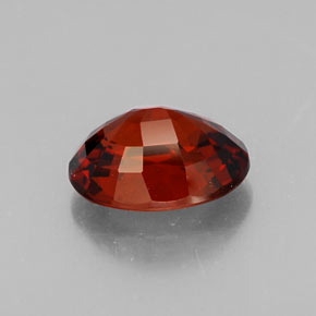2.73캐럿 천연 오렌지 레드 스페사르타이트 가넷, 타원형 컷, 9.2×7.1 mm, VVS