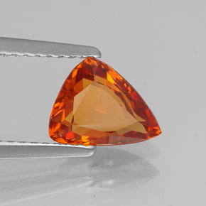 1.50캐럿 천연 오렌지 스페사르타이트 가넷, 멋진 모양, 8.1×6.4 mm, VVS-VS