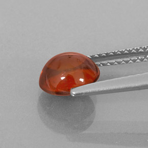 1.80캐럿 천연 레드 오렌지 스페사르타이트 가넷, 투명한, 6.87 mm, 투명/반투명