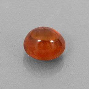 2.01캐럿 천연 미디엄 오렌지 스페사르타이트 가넷, 투명한, 7×6.5 mm, 투명/반투명