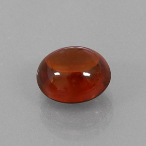 4.00캐럿 천연 레드 오렌지 스페사르타이트 가넷, 투명한, 8.8×7.8 mm, 투명/반투명