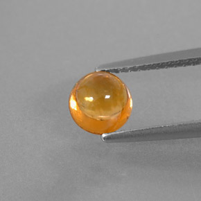 1.79캐럿 천연 오렌지 스페사르타이트 가넷, 투명한, 5.92 mm, 투명/반투명