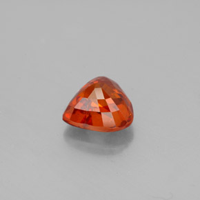 1.88캐럿 천연 레드 오렌지 스페사르타이트 가넷, 배 모양, 7.2×7 mm, VS