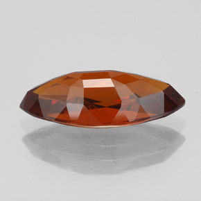 4.97캐럿 천연 오렌지 레드 스페사르타이트 가넷, 마퀴즈, 15.9×7.1 mm, SI